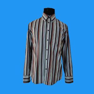 BOSS HUGO BOSS SLIM FIT MEN LONG SLEEVE DRESS SHIRT - SIZE LARGE